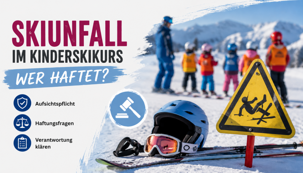 Skikurs Skiunfall Kinder Haftung